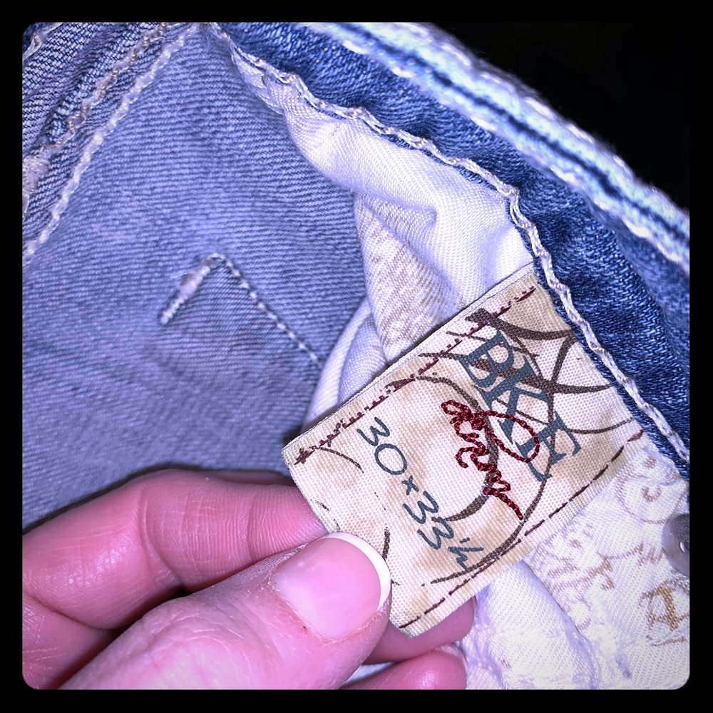 Extra long flared jeans
